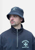 CROSS BUCKET HAT BLACK