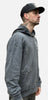 Grey washed shovel skull hooded sweat - comfort fit