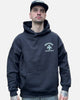 Black heavyweight skull hoodie - comfort fit