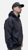 Black heavyweight skull hoodie - comfort fit