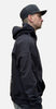 Black heavyweight skull hoodie - comfort fit