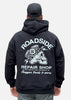 Black heavyweight skull hoodie - comfort fit
