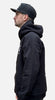 Black heavyweight skull hoodie - comfort fit