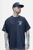 Black shovel skull tee - loose fit