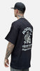 Black shovel skull tee - loose fit