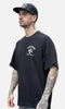 Black shovel skull tee - loose fit