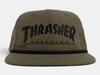 THRASHER THRASHER ROPE SNAPBACK OLIVE/BLACK