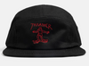 THRASHER GONZ 5PANEL CAP BLACK/RED