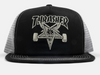 THRASHER SKATEGOAT EMBROIDERED MESH CAP BLACK/GREY