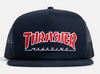 THRASHER NEW OUTLINED EMBROIDERED MESH CAP NAVY OS