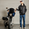 Biltwell Woobie zip hoodie black