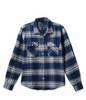 BRIXTON BOWERY L/S FLANNEL - Moonlit Ocean