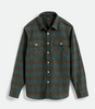 BRIXTON BOWERY L/S FLANNEL - OCEAN