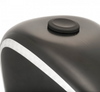 Motone JETSON Dished Low Profile Fuel Gas Cap - Billet Aluminium - Black