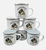 Coffee Mug Enamel Shovel skull