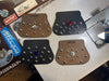 Miller leather mud flap for front fender
