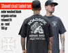 Faded shovel skull tee - oversized fit