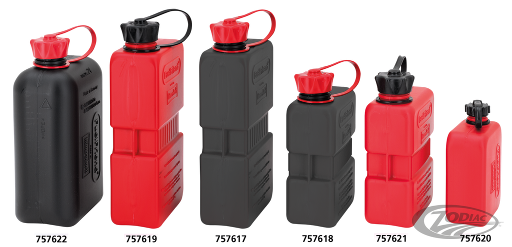 FuelFriend 0,5l HD-PE rouge, EAN avec raccord vissé noir - Paquet de 14  unités - Hünersdorff - 815210