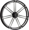 WHEEL 7-VALVE 21x3.5 FRONT WITH ABS BLACK