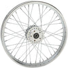 FRONT WHEEL 21"X2 LACED CHROME