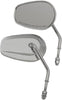MIRRORS SHORT STEM OE-STYLE TEASR DROP CHROME