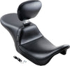 SEAT DAYTONA 2-UP SMOOTH WITH DRIVER BACKREST BLACK