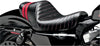 SEAT STUBS SPOILER BLACK WITH RED PLEATED STRIPES