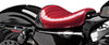 SEAT BARE BONES SOLO PLEATED RED METAL FLAKE