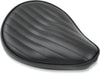 SEAT SPRING-MOUNTED SOLO PLEATED BLACK