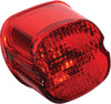 TAILLIGHT LENS LAYDOWN RED W/ BOTTOM TAG WINDOW