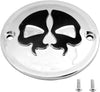 COVER POINTS 2-HOLE SPLIT SKULL CHROME