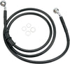 FRONT BRAKE LINE BLACK VINYL COATED STAINLESS STEEL