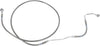 FRONT UPPER BRAKE LINE STAINLESS STEEL EXTENDED 6"