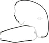 FRONT LOWER BRAKE LINE BLACK VINYL COATED STAINLESS STEEL