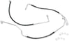 REAR BRAKE LINE BLACK VINYL COATED STAINLESS STEEL