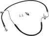 REAR BRAKE LINE BLACK VINYL COATED STAINLESS STEEL
