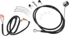 REAR BRAKE LINE BLACK VINYL COATED STAINLESS STEEL