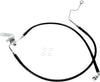 REAR BRAKE LINE BLACK VINYL COATED STAINLESS STEEL EXTENDED 3"