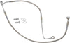 BRAKE LINE STAINESS STEEL CLEAR COATED FRONT/LOWER OEM LENGTH
