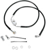 BRAKE LINE STAINESS STEEL BLACK COATED FRONT/UPPER/LOWER EXTENDED +2"