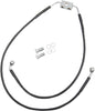 BRAKE LINE STAINESS STEEL BLACK COATED FRONT/UPPER/LOWER OEM LENGTH