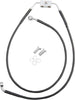 BRAKE LINE STAINESS STEEL BLACK COATED FRONT/UPPER/LOWER EXTENDED +4"