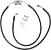 BRAKE LINE STAINESS STEEL BLACK COATED FRONT/UPPER/LOWER OEM LENGTH