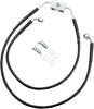 BRAKE LINE STAINESS STEEL BLACK COATED FRONT/UPPER/LOWER EXTENDED +2"