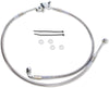 BRAKE LINE STAINESS STEEL CLEAR COATED REAR OEM LENGTH