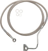 EXTENDED LENGTH FRONT STAINLESS STEEL BRAKE LINE KIT