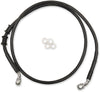 FRT BRAKE LINE XL BK +6