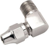 UNIVERSAL BRAKE LINE FITTING CHROME 1/8" MALE NPT 90°