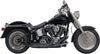 EXHAUST PRO STREET SLASH CUT BLACK