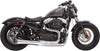 EXHAUST ROAD RAGE II MEGA CHROME W/ BLACK END CAPS